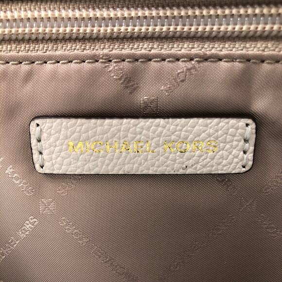 MICHAEL KORS NWT Nicole leather shoulder bag handbag purse Vanilla - Picture 9 of 11